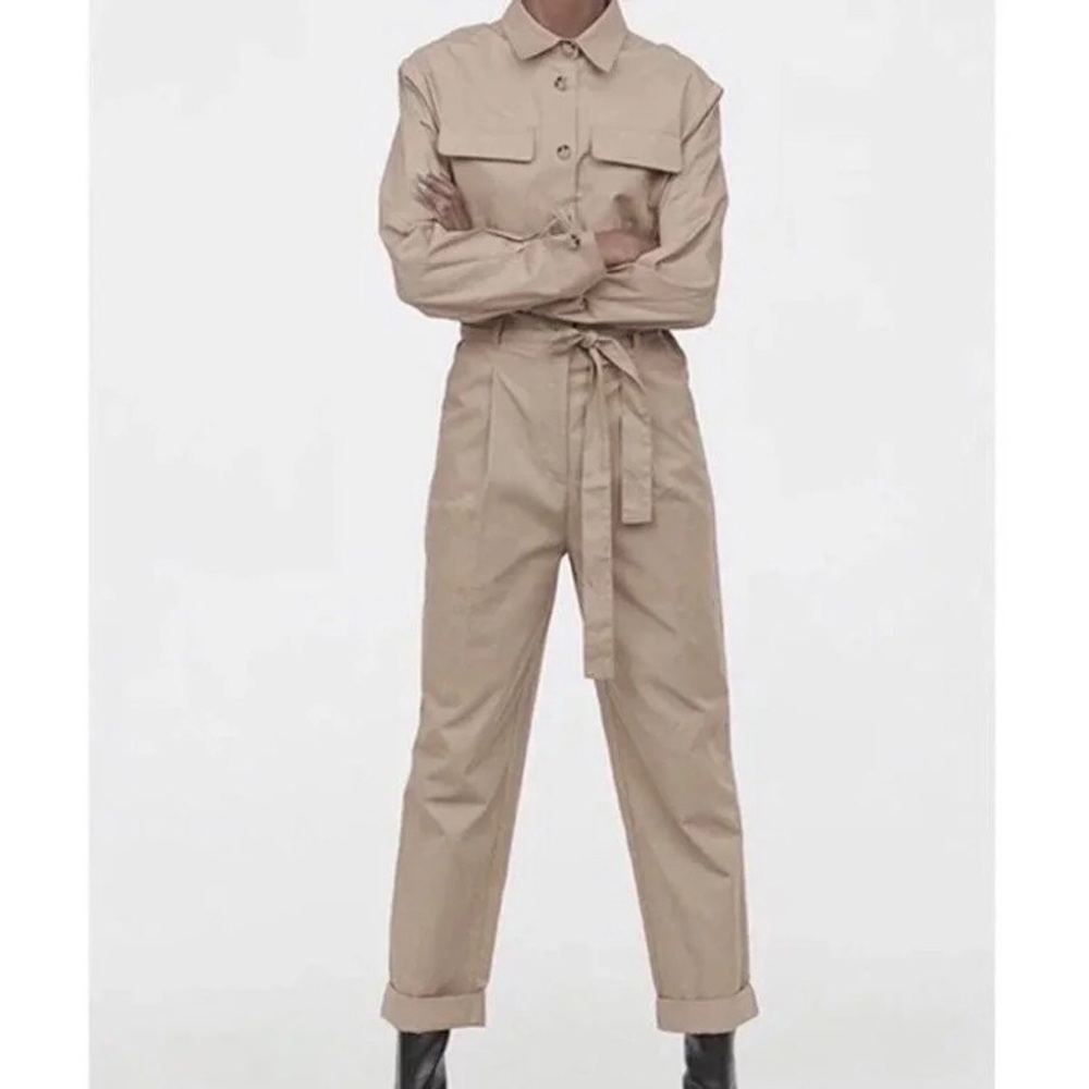 (New) H&M Khaki Jumpsuit